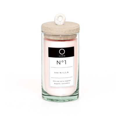 Vela aromática de vainilla N1 Lumo - tolamarket