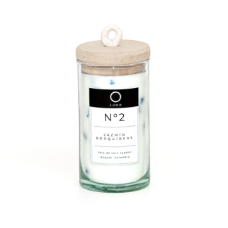 Vela aromática de jazmin y orquideas N2 Lumo - tolamarket