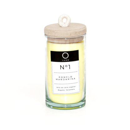 Vela aromática de pomelo naranja N1 Lumo - tolamarket